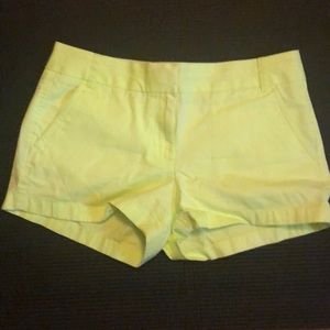 Neon Green J.Crew Size 8 Shorts